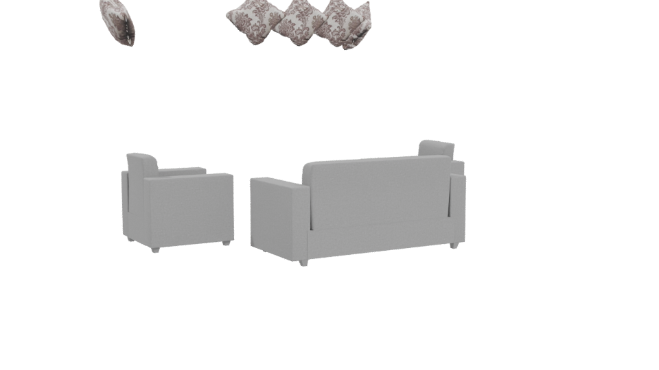 Stylish Modern Sofa Set 3D - Professional 3D Model Render 4