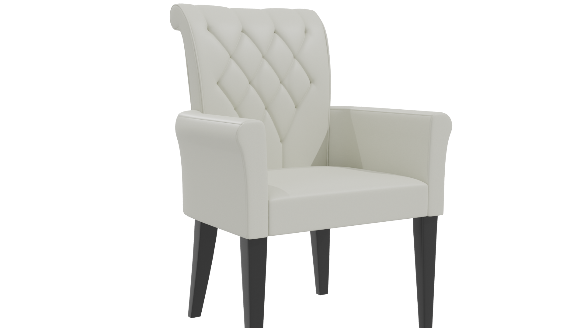 Elegant Modern Accent Chair 3D - Professional 3D Model Render 10