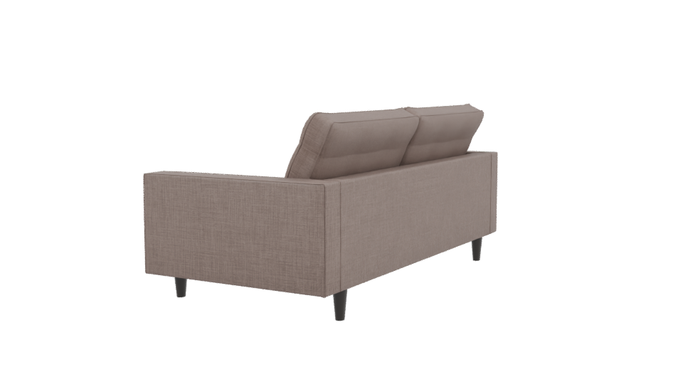 Stylish Contemporary Sofa 3D Model - Professional 3D Model Render 3