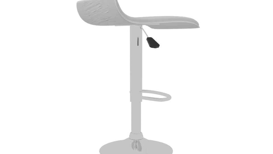 Stylish Bar Stool 3D Model - Professional 3D Model Render 7