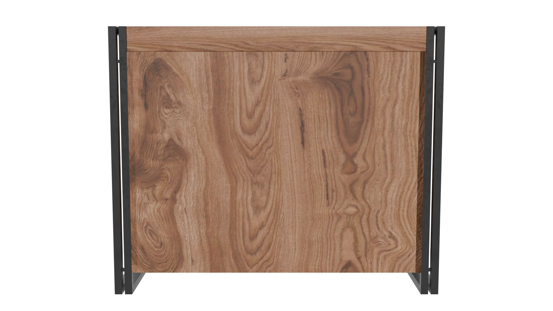 Stylish Wooden Storage Cabinet 3D - Professional 3D Model Render 5