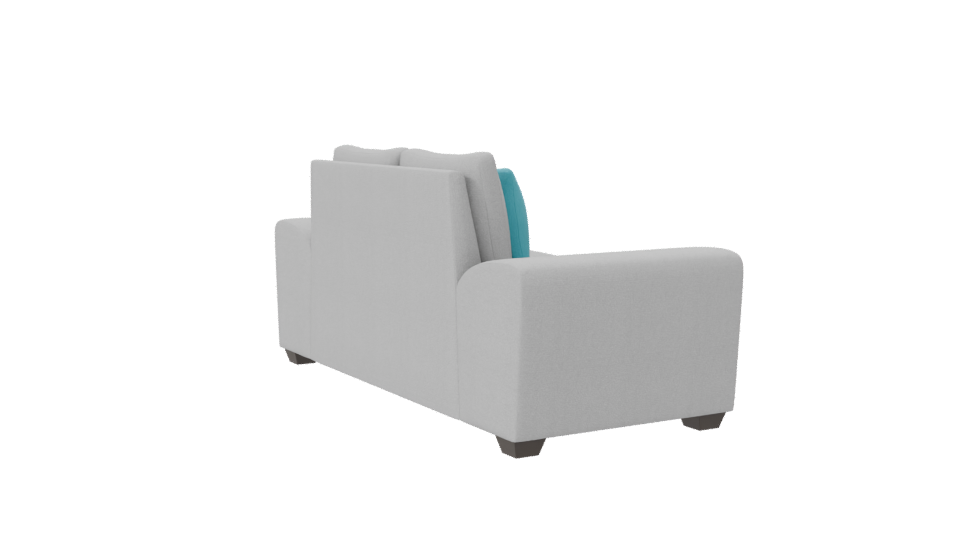 Stylish Modern Two-Seat Sofa 3D Model - Professional 3D Model Render 7