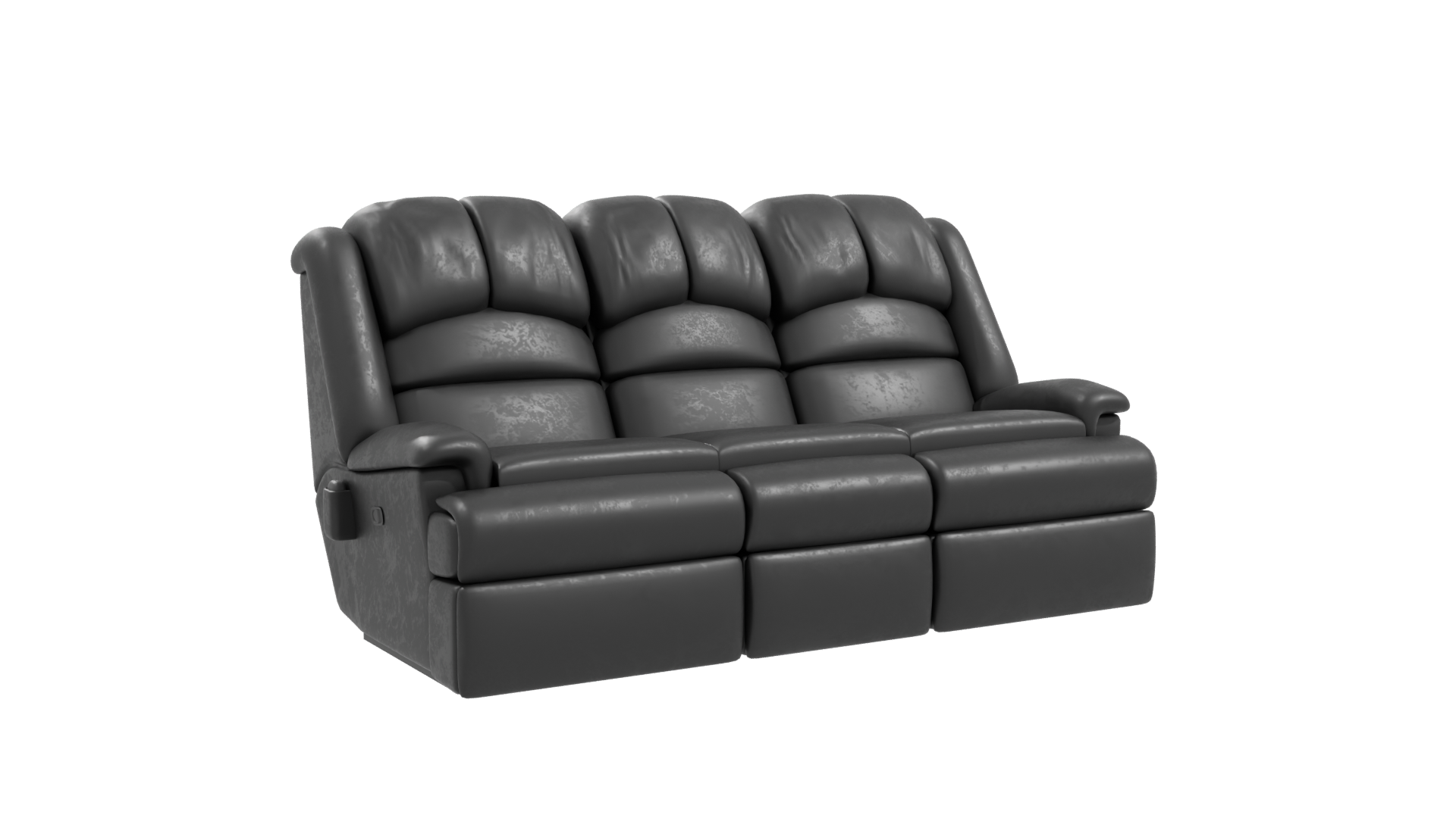 Luxurious Reclining Sofa Model - Professional 3D Model Render 10