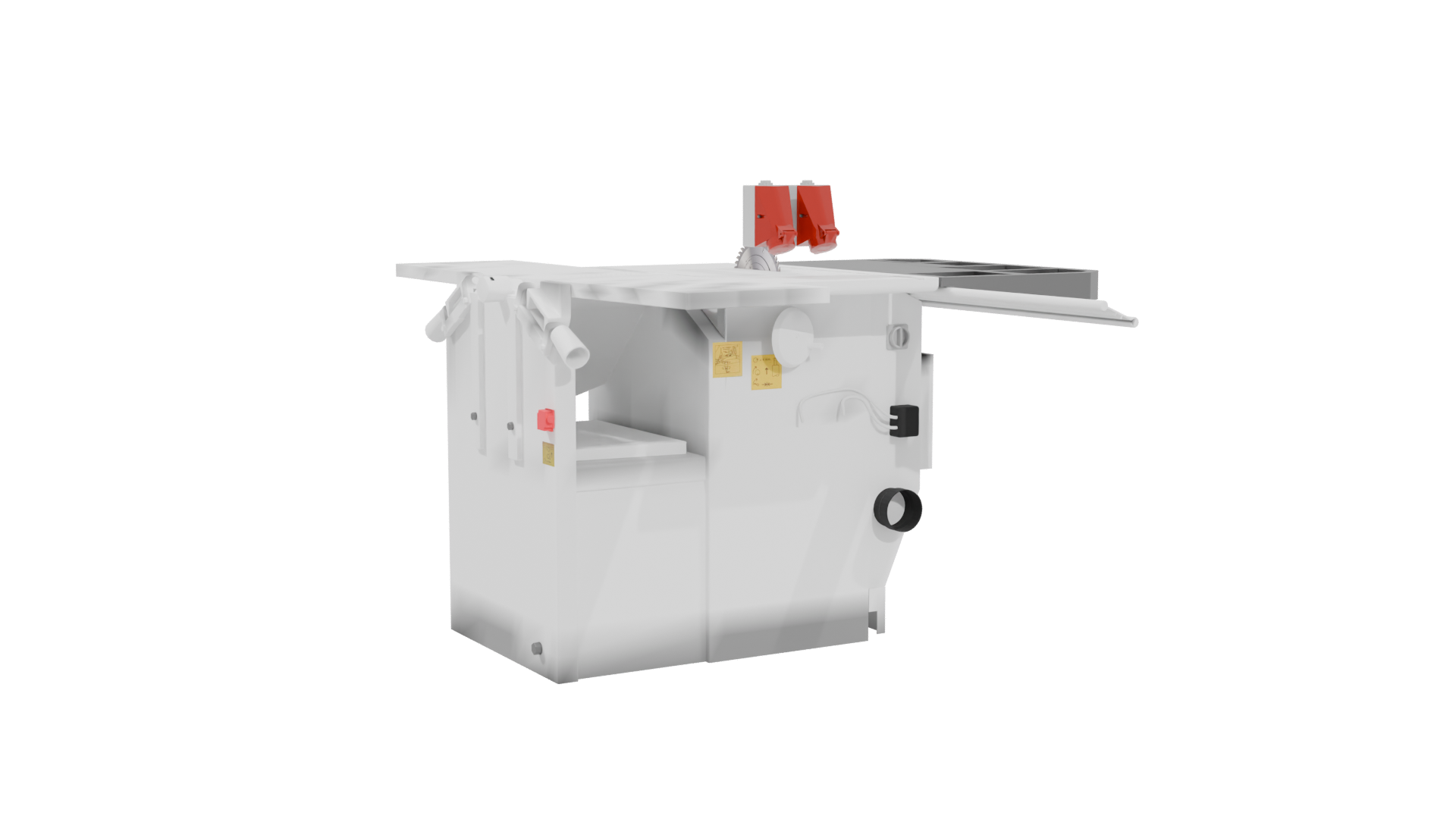Precision Table Saw 3D Model - Professional 3D Model Render 4