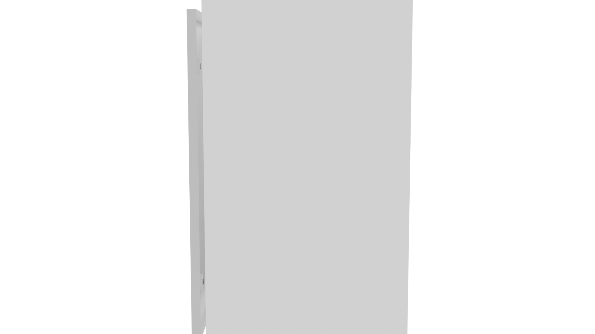 Minimalist Two-Door Cabinet Model - Professional 3D Model Render 2