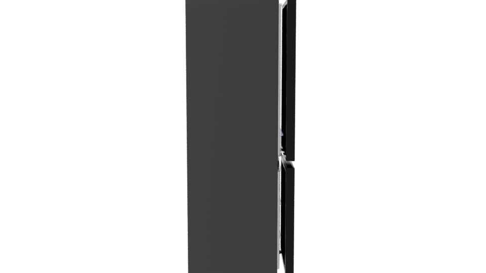LG Bottom Freezer Refrigerator Model - Professional 3D Model Render 8