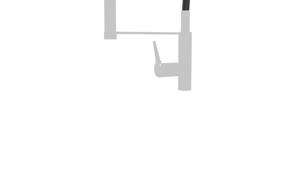 Modern Kitchen Faucet 3D Model - Professional 3D Model Render 4