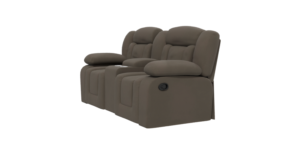 Cozy Reclining Sofa 3D Model - Professional 3D Model Render 13