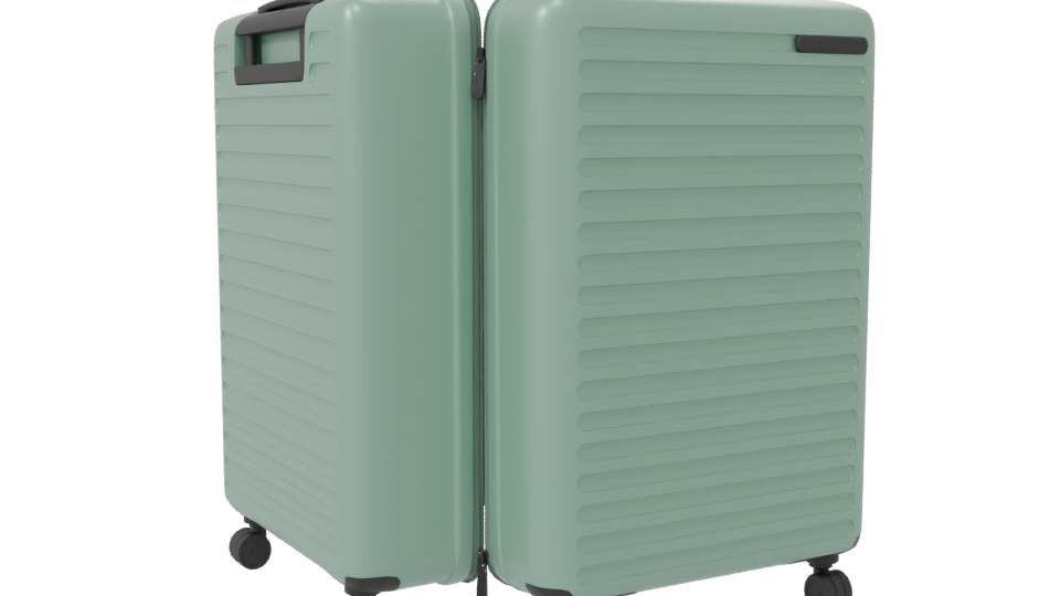 Stylish Hard-shell Luggage 3D Model - Professional 3D Model Render 7