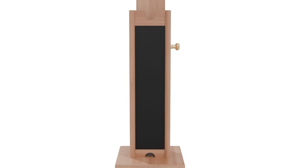 Stylish Wooden Side Table Model - Professional 3D Model Render 5