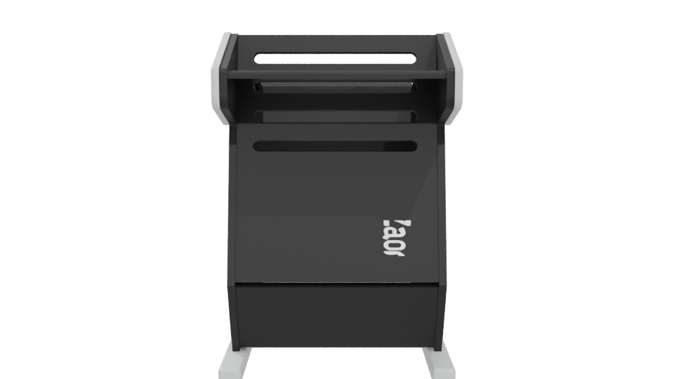 Industrial Waste Bin 3D Model - Professional 3D Model Render 5