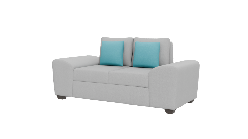 Stylish Modern Two-Seat Sofa 3D Model - Professional 3D Model Render 12