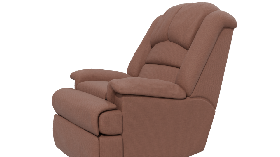 Stylish Reclining Armchair Model - Professional 3D Model Render 13