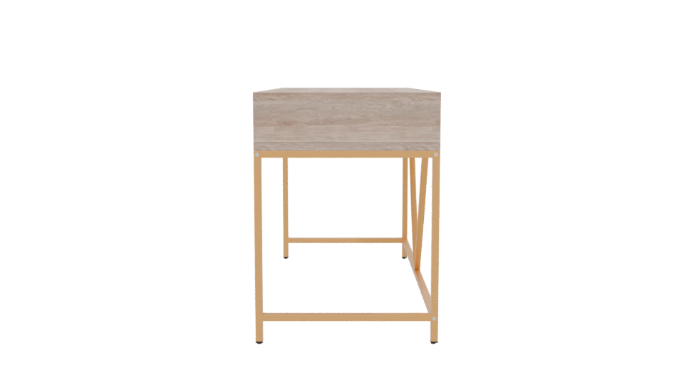 Elegant Minimalist Desk 3D Model - Professional 3D Model Render 2