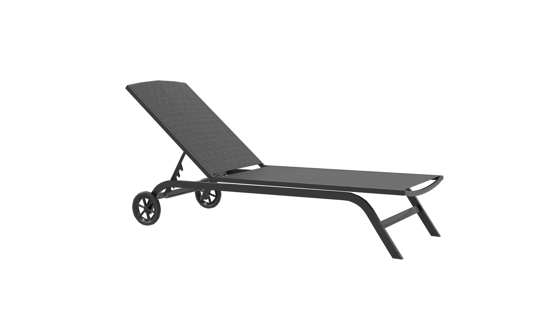 Outdoor Chaise Lounge Chair 3D - Professional 3D Model Render 9