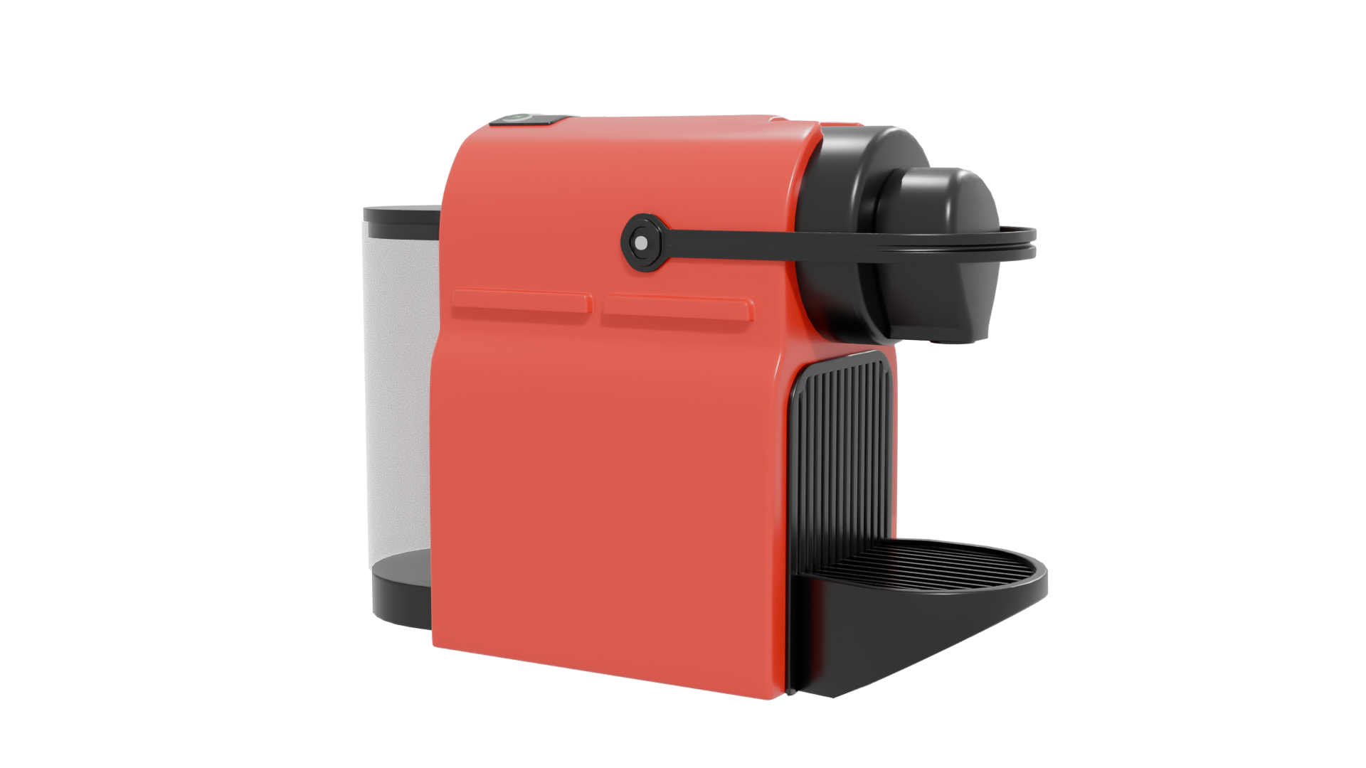 Compact Modern Coffee Machine 3D - Professional 3D Model Render 12