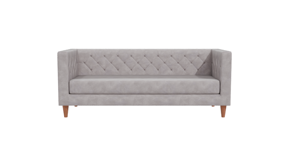 Modern Grey Sofa 3D Model - Professional 3D Model Render 11