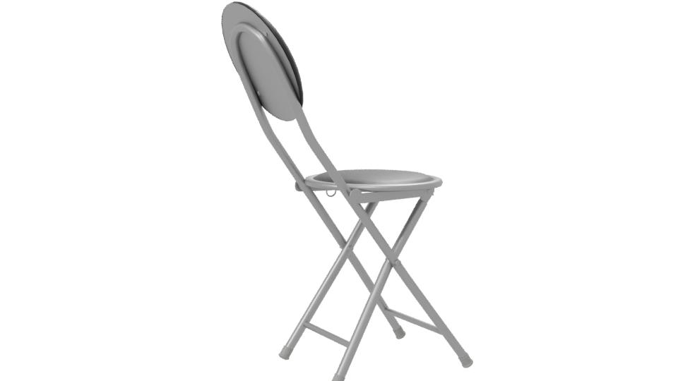 Black Metal Bar Stool 3D - Professional 3D Model Render 7