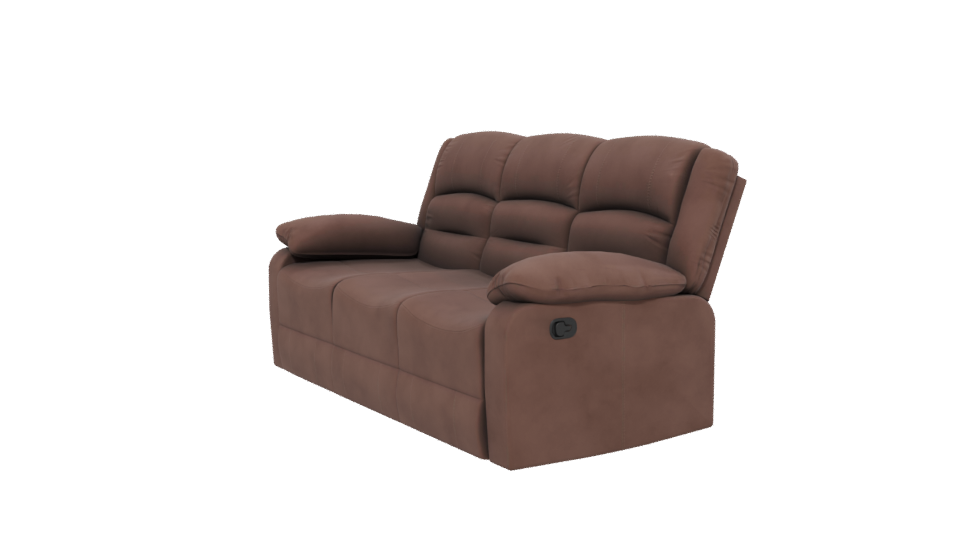 Stylish Brown Sofa 3D Model - Professional 3D Model Render 13