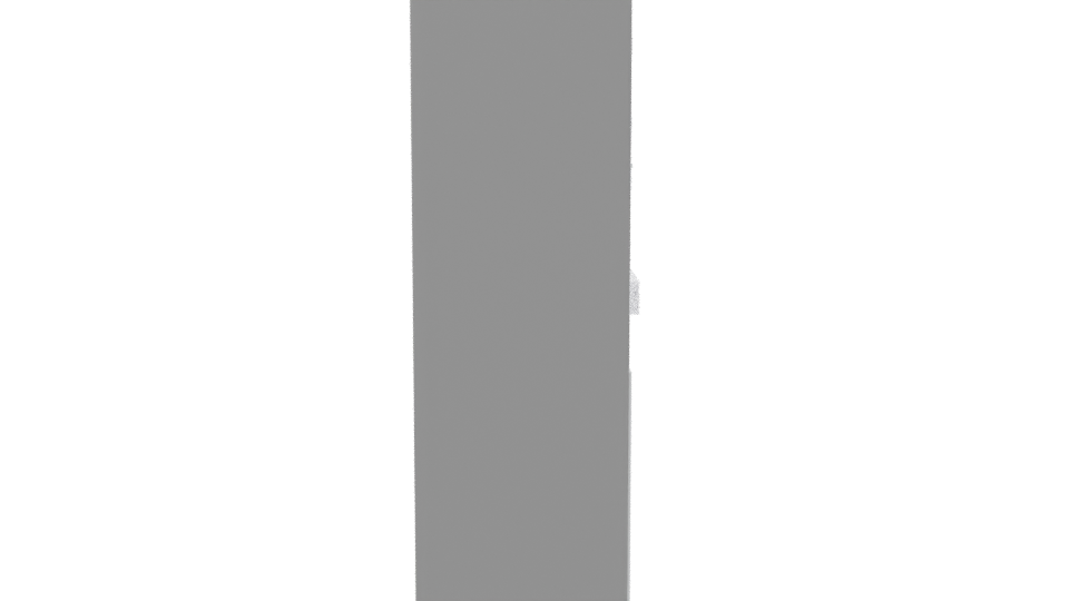 Stylish Dual Door Refrigerator Model - Professional 3D Model Render 8