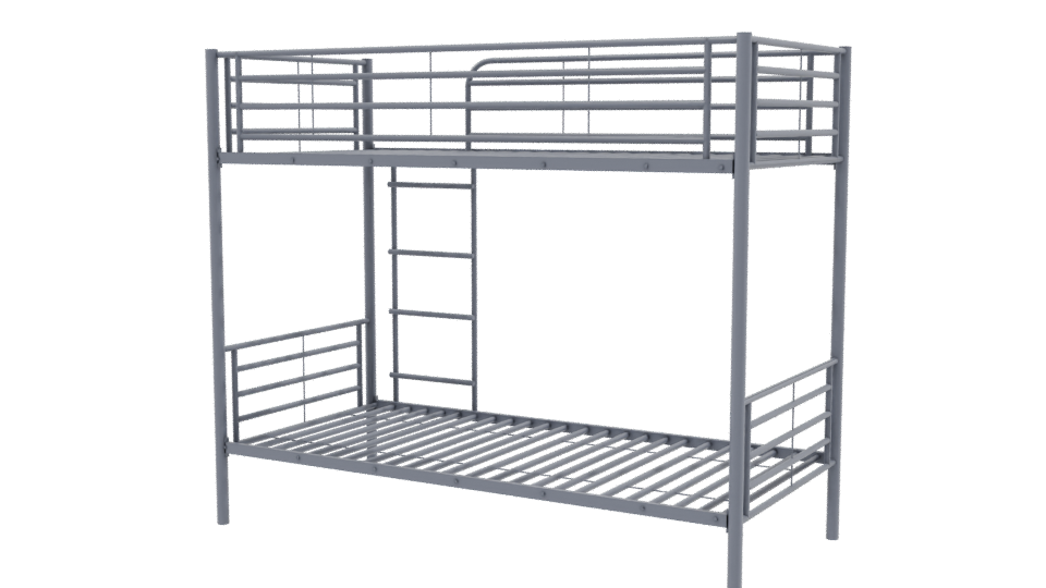 Stylish Bunk Bed 3D Model - Professional 3D Model Render 9