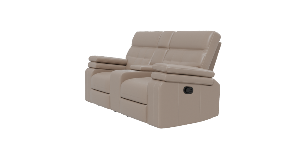 Stylish Reclining Sofa 3D Model - Professional 3D Model Render 13