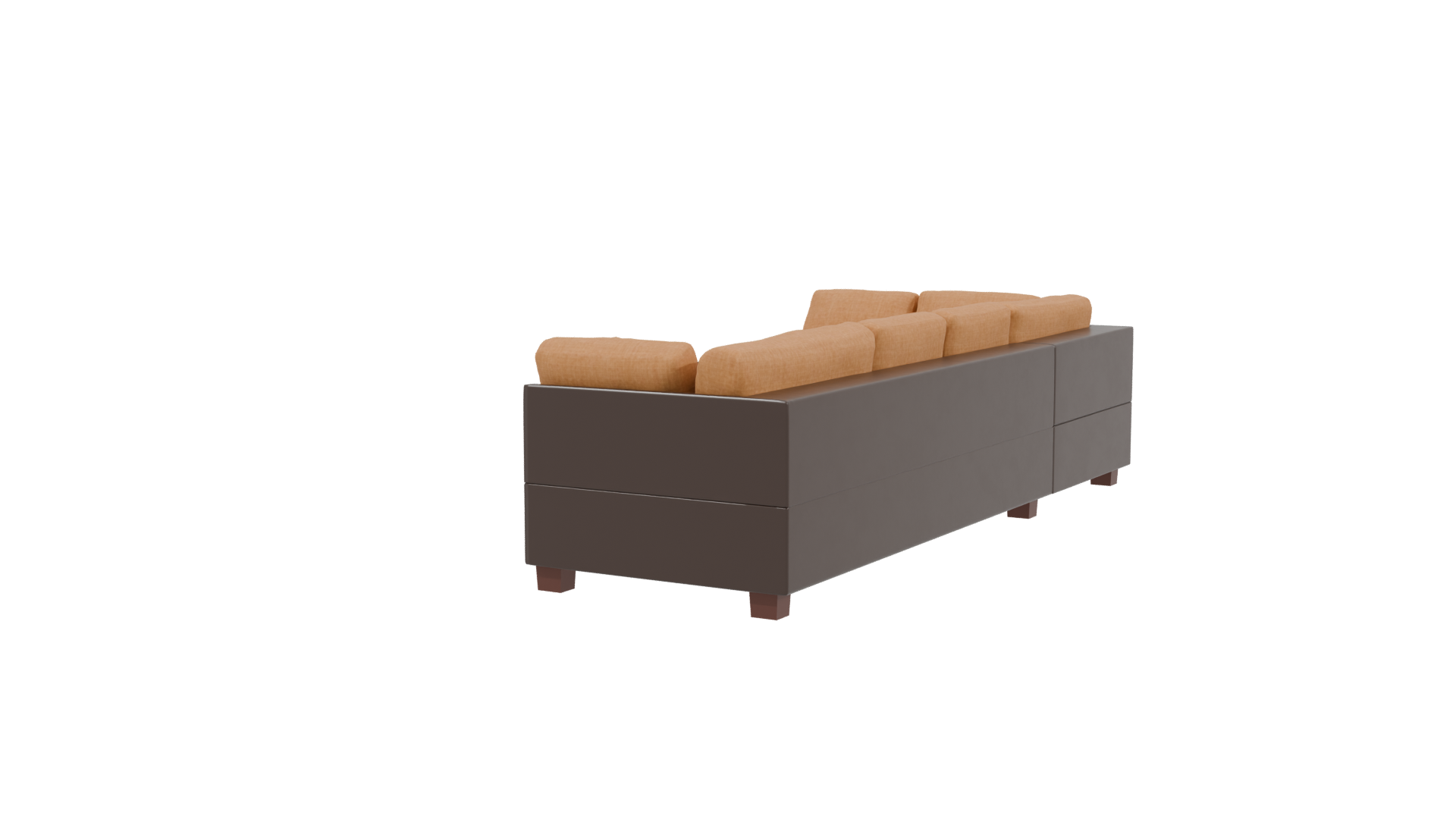 Modern L-Shaped Sofa 3D Model - Professional 3D Model Render 3