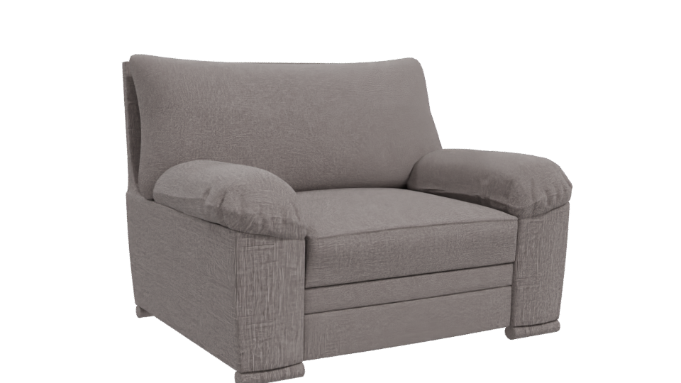 Stylish Lounge Armchair 3D Model - Professional 3D Model Render 10