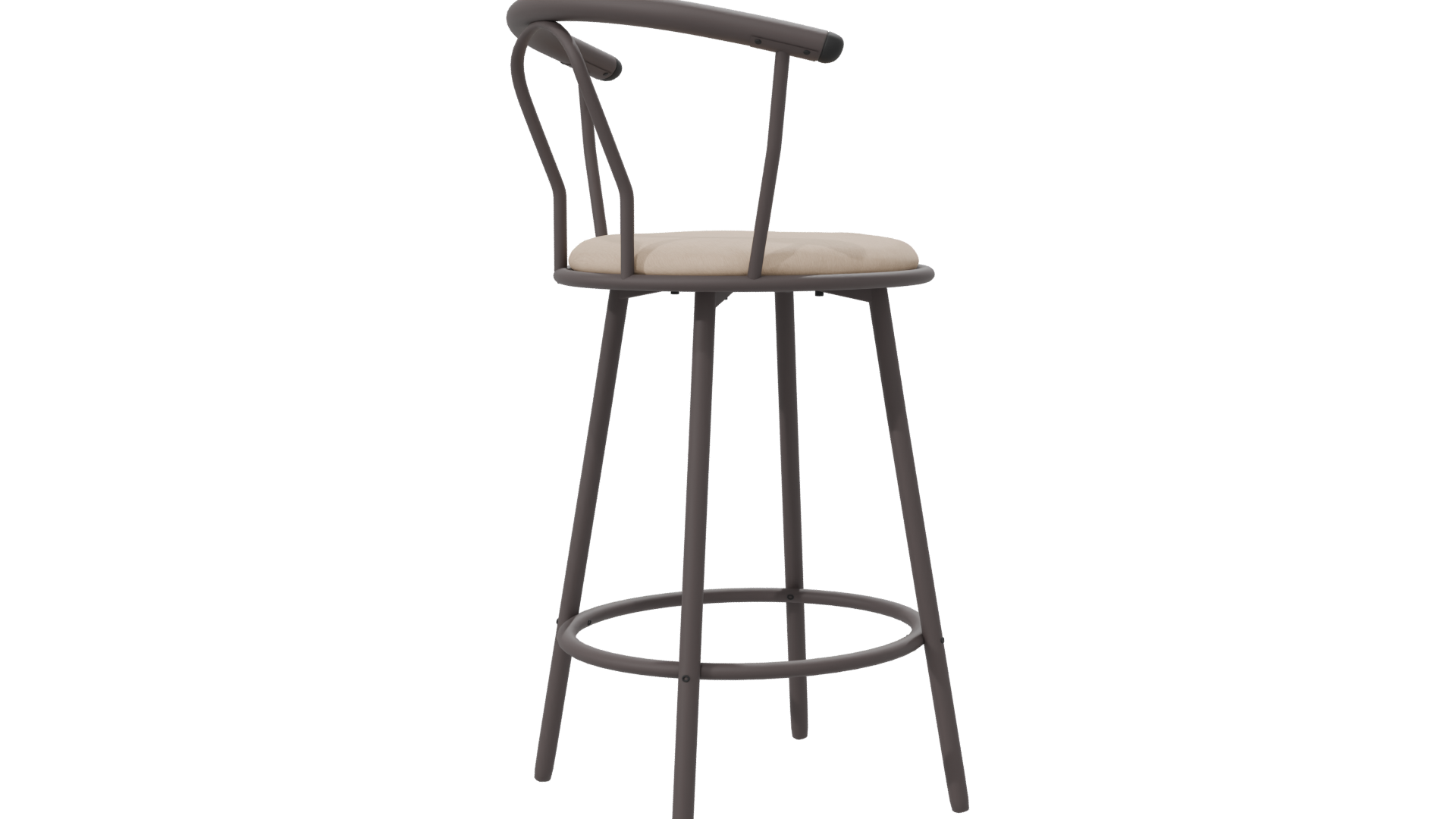Stylish Bar Stool 3D Model - Professional 3D Model Render 7
