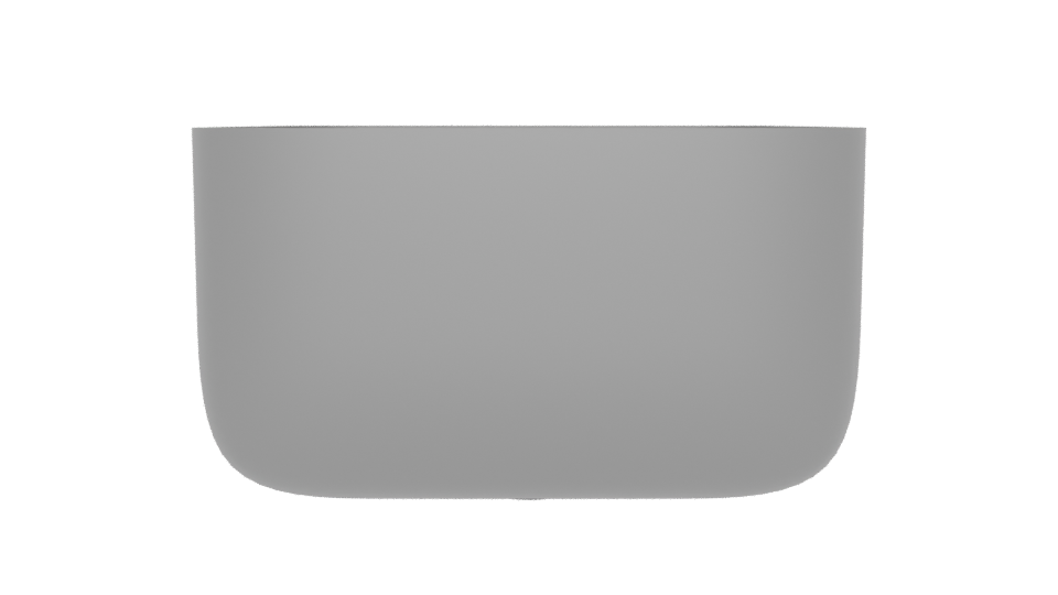 Sleek Modern Metal Bowl 3D - Professional 3D Model Render 5