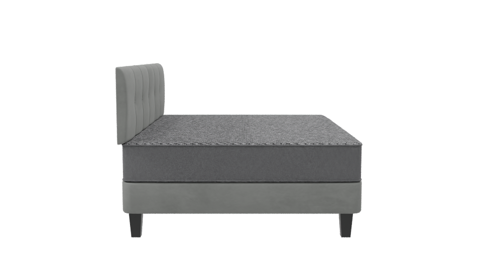 Elegant Bed with Headboard 3D - Professional 3D Model Render 8