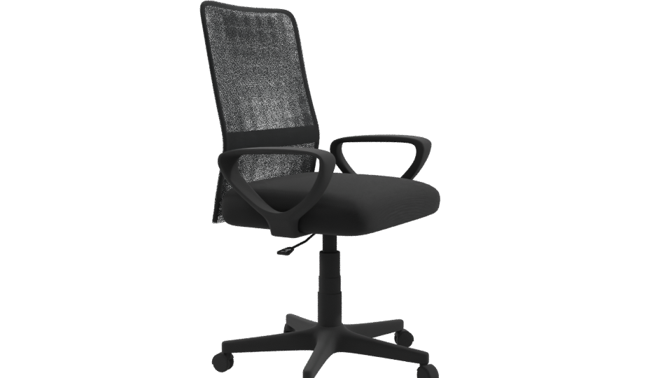 Stylish Modern Office Chair 3D - Professional 3D Model Render 9