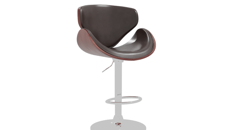 Stylish Bar Stool 3D Model - Professional 3D Model Render 10