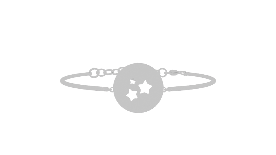 Stylish Friendship Bracelet 3D Model - Professional 3D Model Render 11