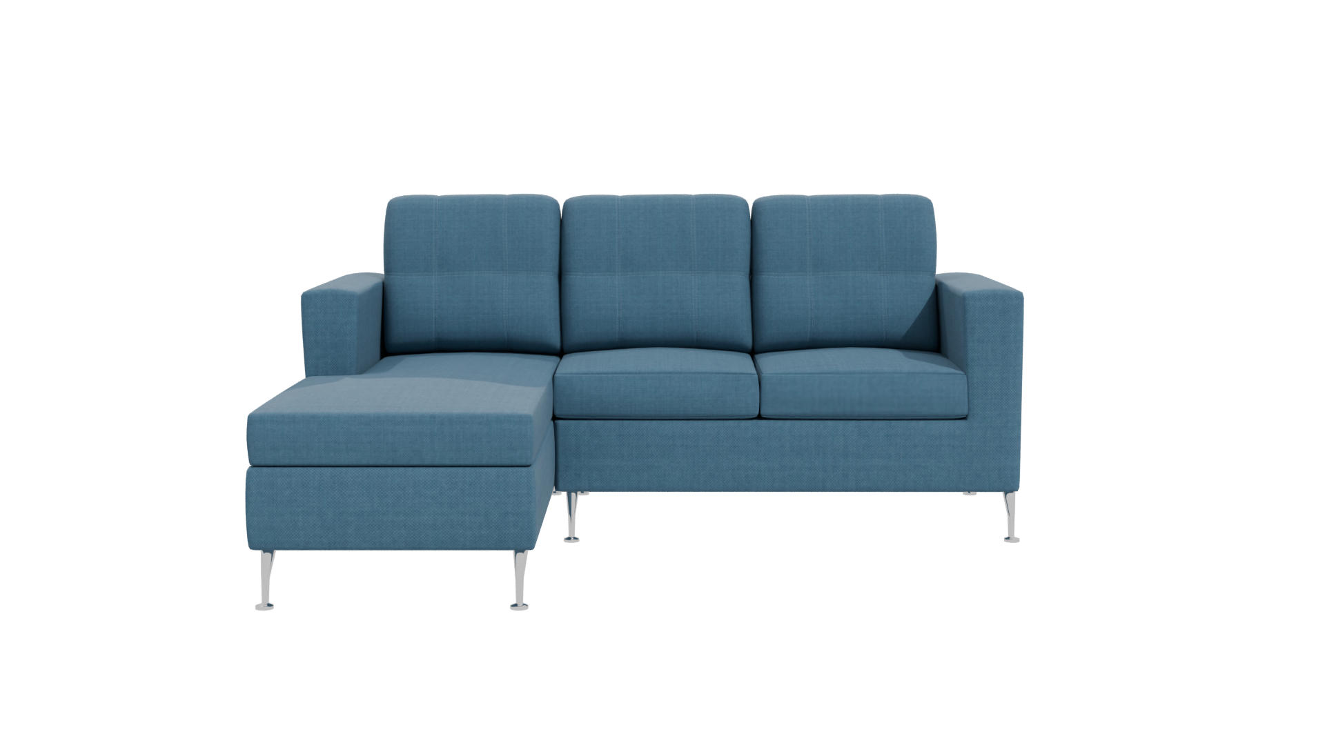 Contemporary Fabric Sofa Model - Professional 3D Model Render 11