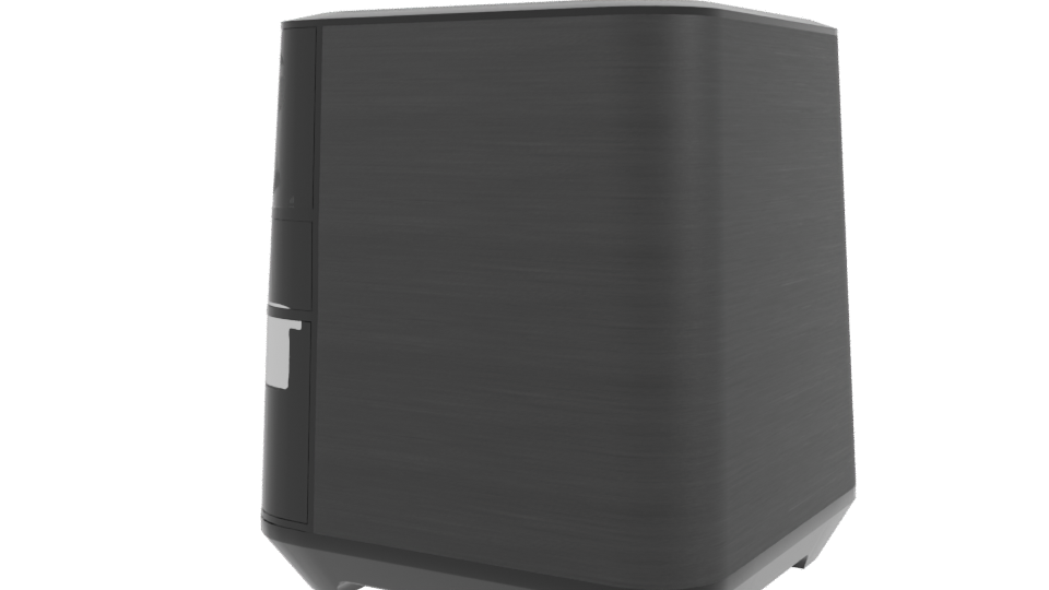 Stylish Air Fryer 3D Model - Professional 3D Model Render 3