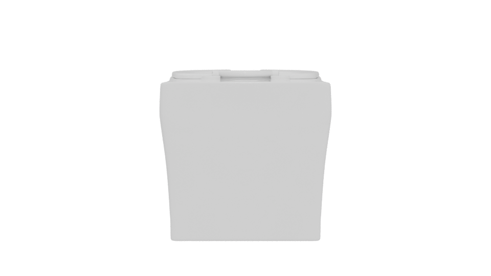 Stylish Modern Toilet Model - Professional 3D Model Render 5