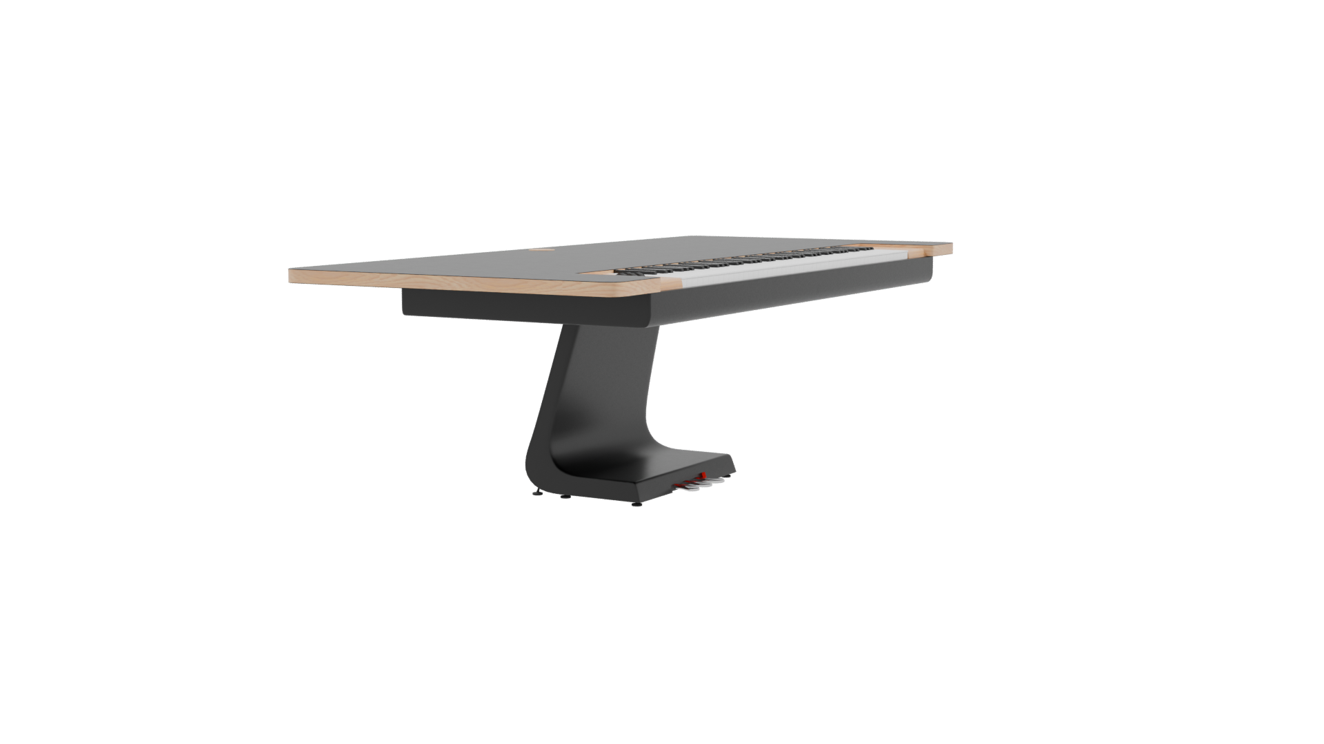 Sleek Digital Piano 3D Model - Professional 3D Model Render 9