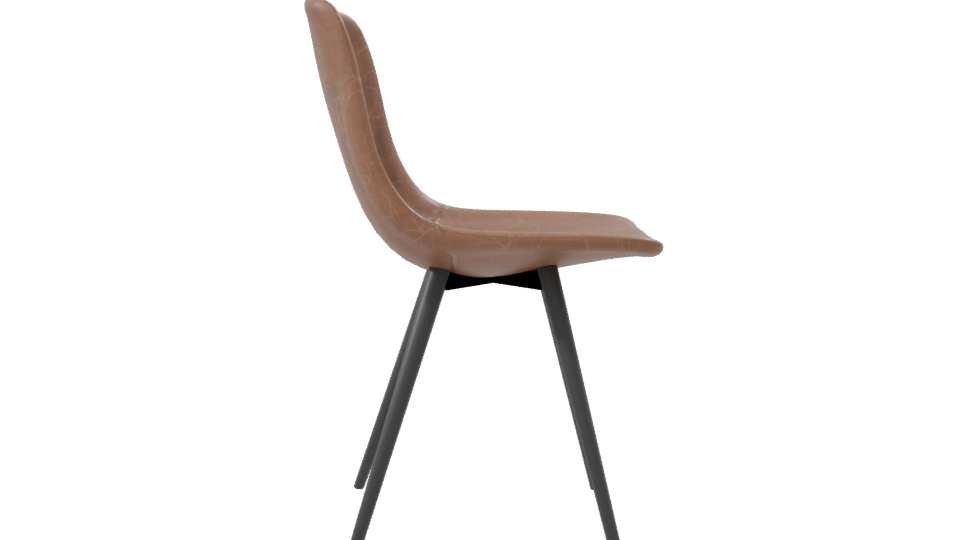 Stylish Modern Dining Chair 3D - Professional 3D Model Render 8