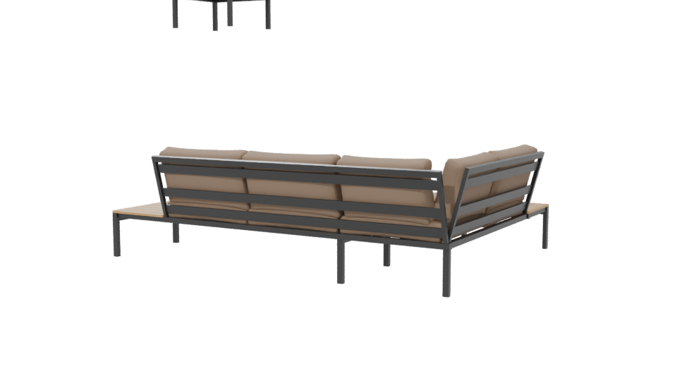 Modern Outdoor Sofa Set 3D - Professional 3D Model Render 6