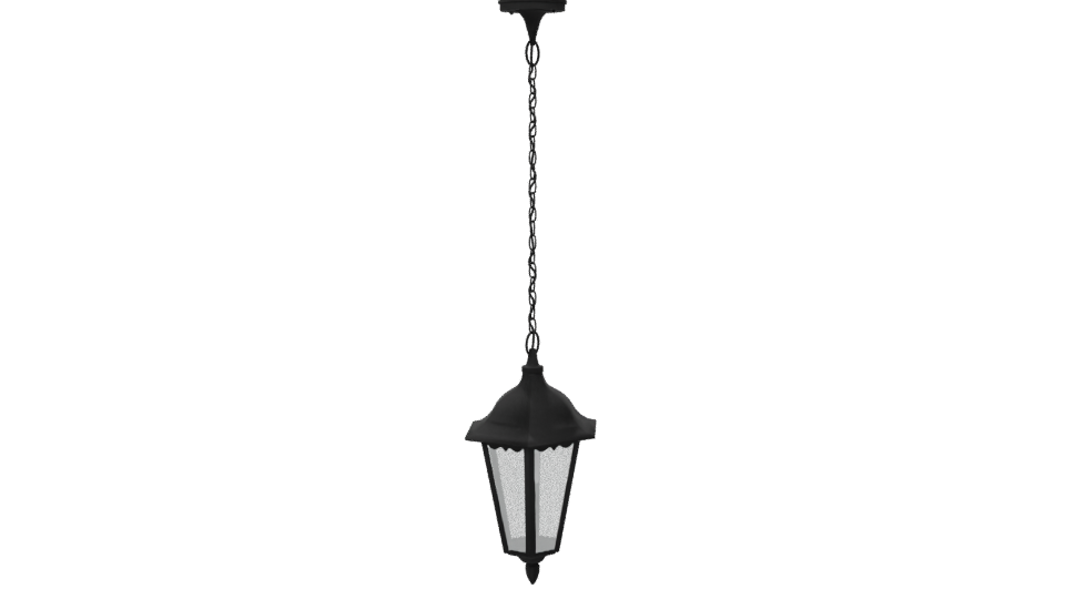 Stylish Hanging Lantern 3D Model - Professional 3D Model Render 6