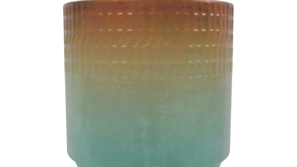 Stylish Gradient Planter Model - Professional 3D Model Render 2