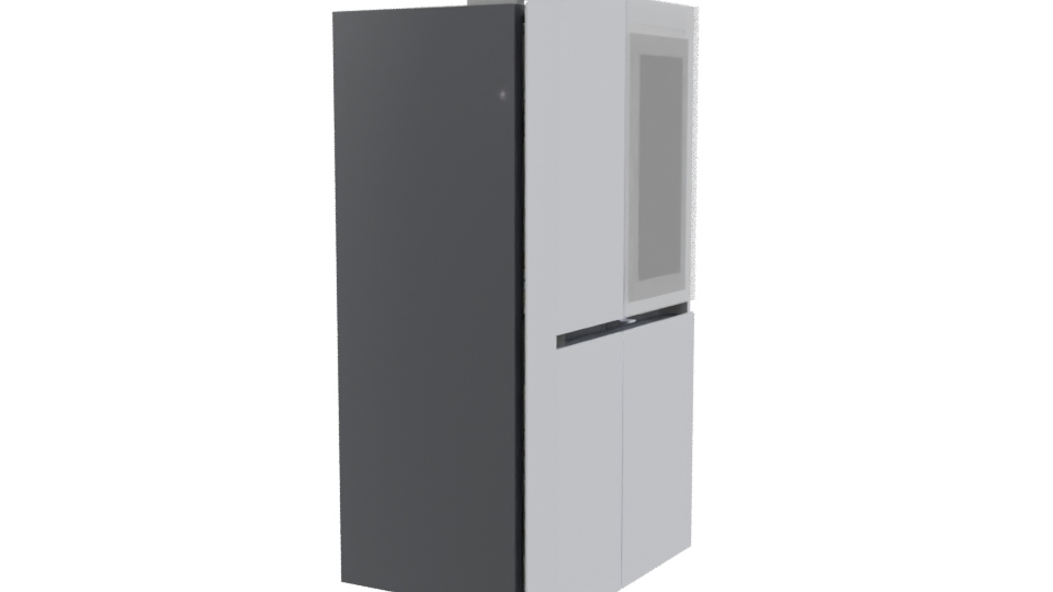 Sleek Refrigerator 3D Model - Professional 3D Model Render 9
