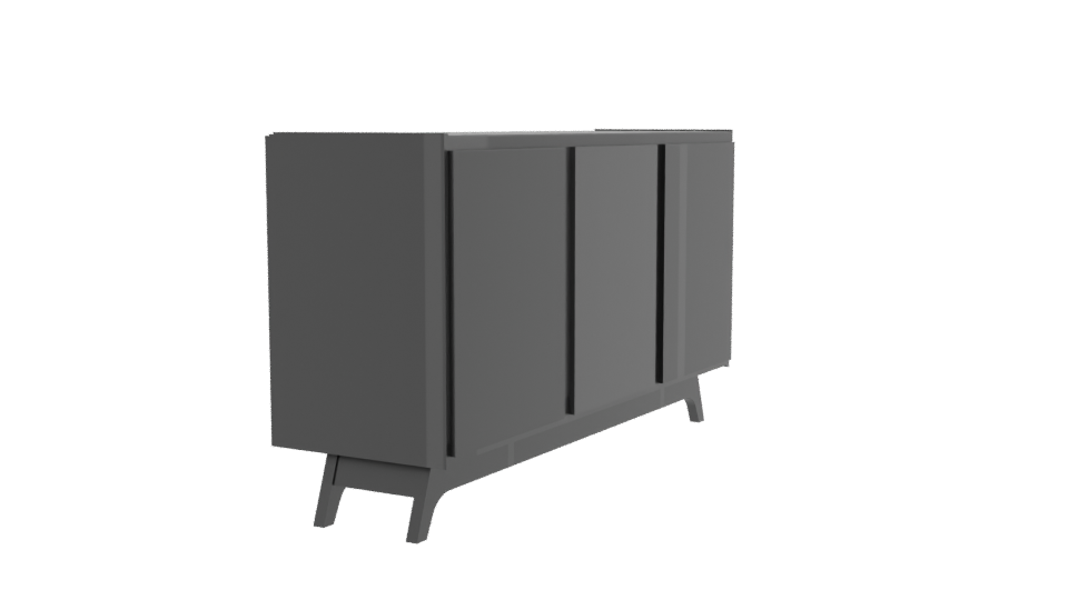 Stylish Modern Sideboard 3D - Professional 3D Model Render 9