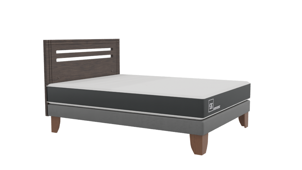 Stylish Bed Frame 3D Model - Professional 3D Model Render 9