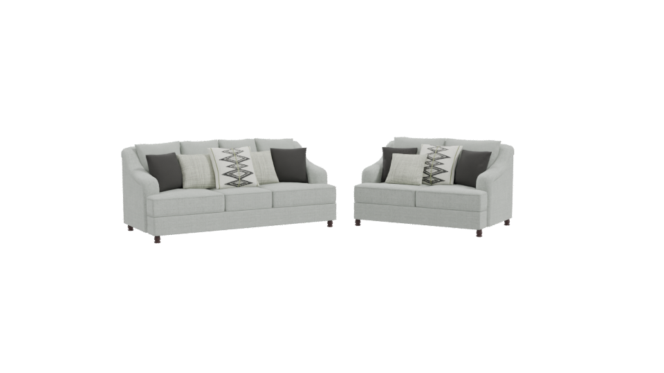 Modern Sofa Set 3D Model - Professional 3D Model Render 10