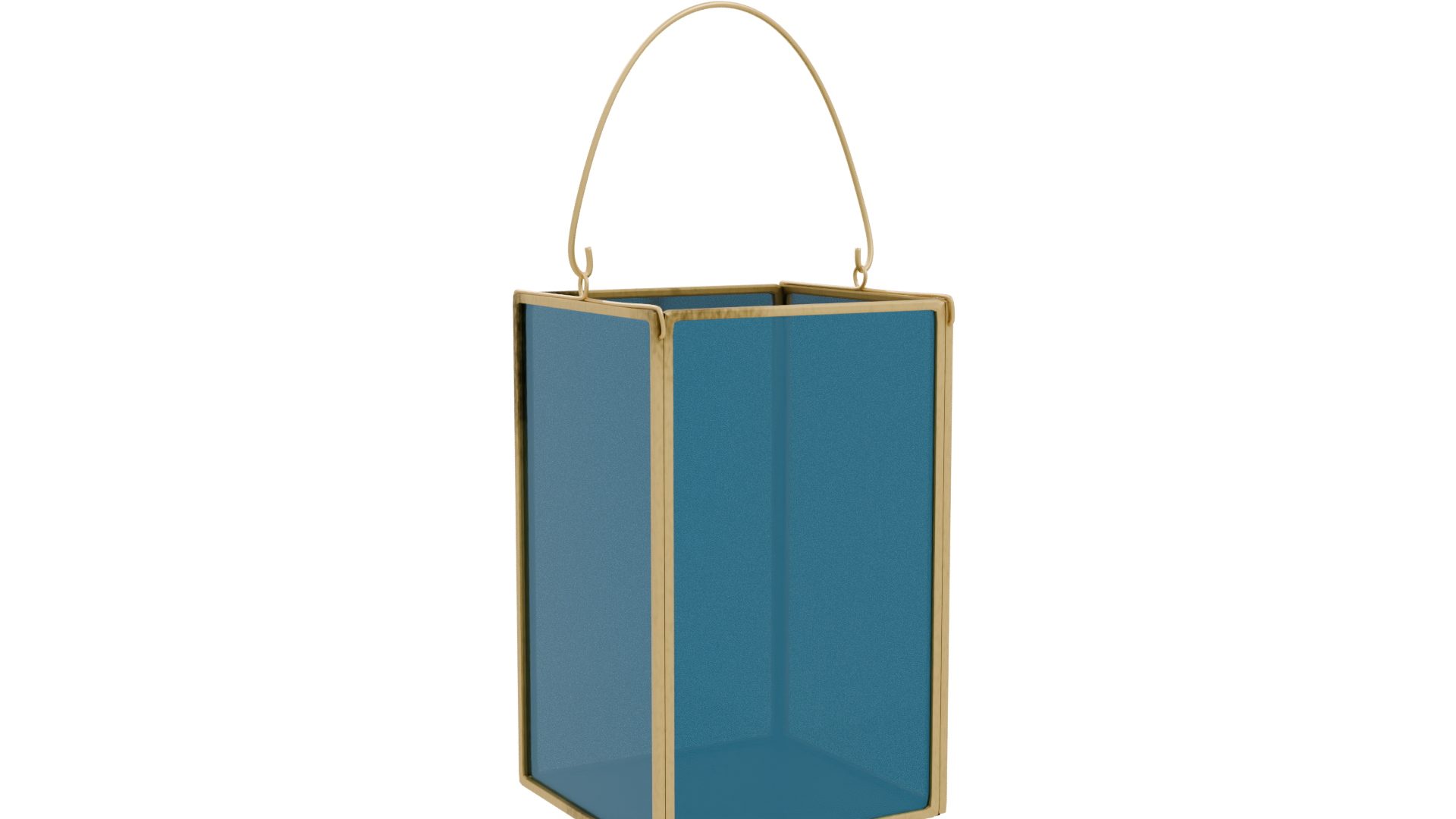 Elegant Glass Lantern 3D Model - Professional 3D Model Render 10