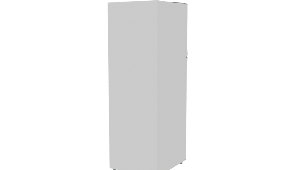 Modern Household Refrigerator Model - Professional 3D Model Render 6