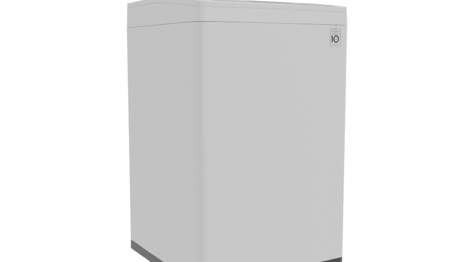 Compact Household Washing Machine Model - Professional 3D Model Render 10