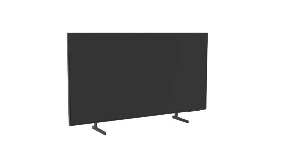 Crystal UHD 4K LED TV Model - Professional 3D Model Render 10